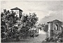 1840. Porta Saracinesca e Torre del Soccorso. (Oscar Mario Zatta)
